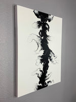 Black and White Acrylic Canvas Painting